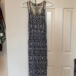 Tribal print maxi dress